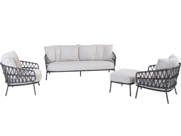 Calpi loungeset met voetenbankje