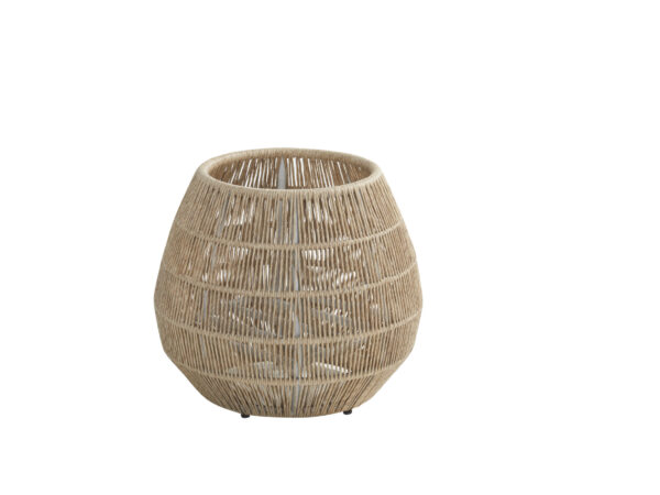 Plantenbak Lorenzo laag, Naturel