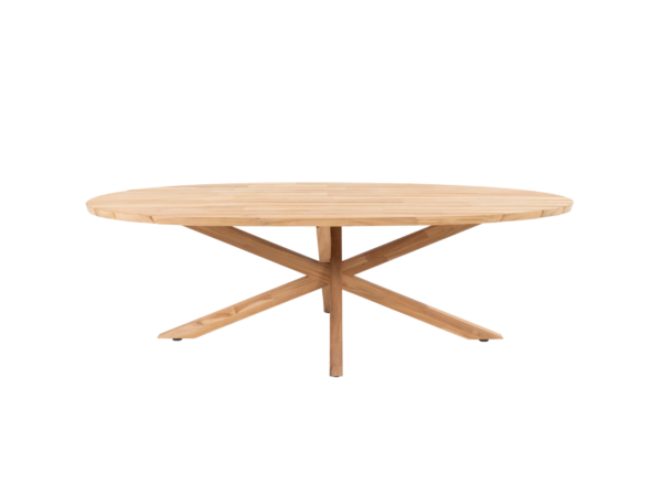 Prado teak tafel ovaal